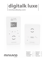 Miniland Baby digitalk luxe Instrukcja obsługi