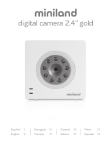 Miniland digital camera 2.4" gold Instrukcja obsługi