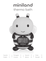 Miniland thermo bath bee Instrukcja obsługi