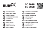 BURY CC 9058 Instrukcja obsługi