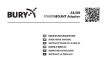 BURY S8/S9 POWERMOUNT Adapter Instrukcja obsługi