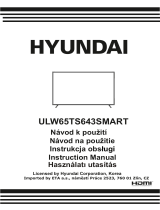 Hyundai ULW65TS643SMART Instrukcja obsługi
