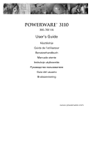 Powerware 3110 Instrukcja obsługi