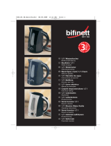 Bifinett KH 1133 PLASTIC WATER HEATER WITH THERMOSTAT Instrukcja obsługi