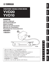 Yamaha YVD20 Instrukcja obsługi