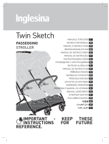 mothercare Inglesina Sketch Twin Stroller 0716918 instrukcja