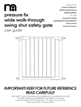 mothercare Pressure Fix Wide Through Swing Shut Safety Gate instrukcja