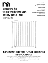 mothercare Pressure Fix Wide Walk Through Safety Gate Tall instrukcja