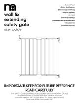 mothercare Wall Fix Extending Safety Gate instrukcja