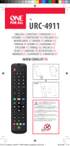 Emos URC-4911 TV Replacement Remote Instrukcja obsługi