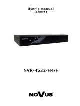 Novus NVR-4532-H4/F-II Instrukcja obsługi