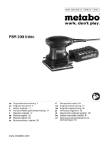 Metabo FSR 200 INTEC Instrukcja obsługi