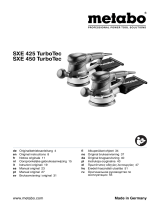 Metabo SXE 450 TURBOTEC Instrukcja obsługi