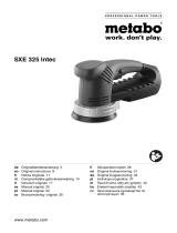 Metabo SXE 325 INTEC Instrukcja obsługi