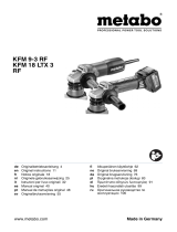 Metabo KFM 9-3 RF Instrukcja obsługi