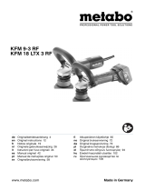 Metabo KFM 9-3 RF Instrukcja obsługi