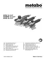 Metabo KFM 15-10 F Instrukcja obsługi