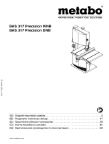 Metabo BAS 317 Precision DNB Instrukcja obsługi