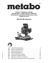 Metabo KS 216 M Lasercut Instrukcja obsługi