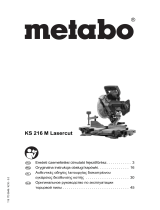 Metabo KS 216 M Lasercut Instrukcja obsługi