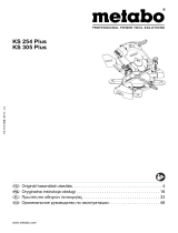 Metabo KS 254 Plus Instrukcja obsługi