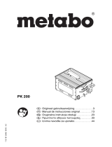 Metabo pk 200 1 8kw 230v tks 0102001001 Instrukcja obsługi