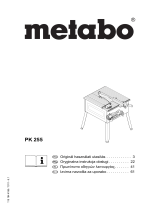 Metabo PK 255/3,40 DNB Instrukcja obsługi