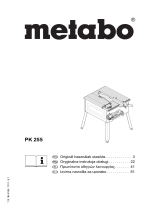 Metabo PK 255/3,40 DNB Instrukcja obsługi