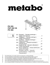 Metabo PK 255/3,40 DNB Instrukcja obsługi