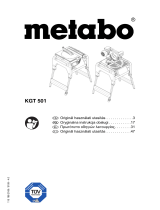 Metabo KGT 501 Instrukcja obsługi