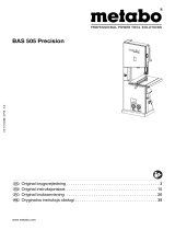 Metabo BAS 505 Precision WNB Instrukcja obsługi