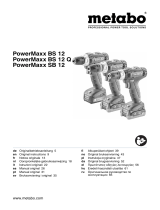 Metabo PowerMaxx BS 12 Q Instrukcja obsługi