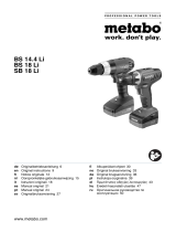 Metabo BS 14.4 Li Instrukcja obsługi