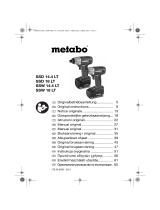 Metabo SSD 18 LT Instrukcja obsługi