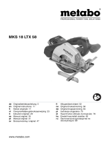 Metabo MKS 18 LTX 58 Instrukcja obsługi