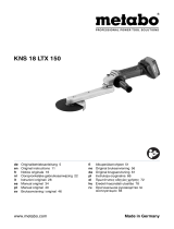 Metabo KNS 18 LTX 150 Instrukcja obsługi