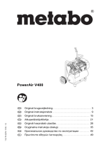 Metabo PowerAir V 400 Instrukcja obsługi