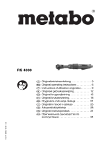 Metabo RS 4000 Instrukcja obsługi