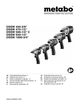 Metabo DSSW 450-3/8" Instrukcja obsługi