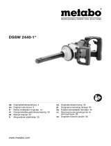 Metabo DSSW 2440-1" Instrukcja obsługi