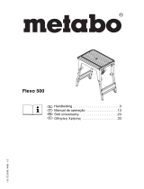 Metabo Saw table FLEXO 500 UK290/UK333 Instrukcja obsługi