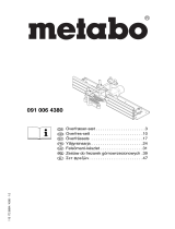 Metabo Router Set FLEXO 500 Instrukcja obsługi