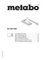 Metabo Circular saw set FLEXO 500 Instrukcja obsługi