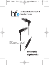 Etymotic hf3 Earphones + Headset Instrukcja obsługi