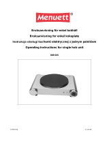 Menuett Kokeplate Instrukcja obsługi