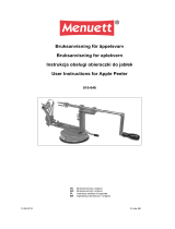 Menuett Epleskreller Instrukcja obsługi