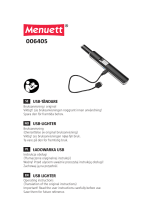 Menuett USB-lighter Instrukcja obsługi