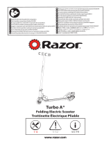 Razor Turbo A Electric Scooter Instrukcja obsługi