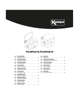 Dometic Kampa Portaflush 10, Portaflush 20 Instrukcja obsługi