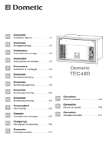 Dometic TEC 40D Operation Instrukcja instalacji